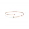 Diamond Hoop Single-row Bangle