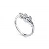 Diamond Vine Ring in Platinum