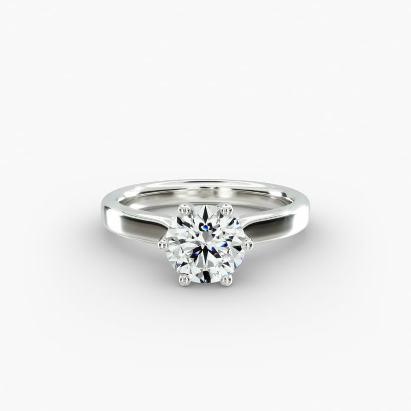 14K Rose Gold Intricate Basket Engagement Ring