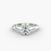 14K Rose Gold Double Prong Solitaire