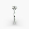 14K Rose Gold Double Prong Solitaire