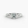 14K Rose Gold Double Prong Solitaire