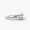 14K Rose Gold Double Prong Solitaire
