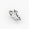 14K Rose Gold Double Prong Solitaire