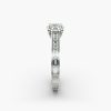 14K Yellow Gold Baguette Diamond Engagement Ring