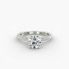 Trio Micropavé Engagement Ring