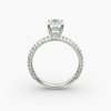 Trio Micropavé Engagement Ring