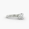 Trio Micropavé Engagement Ring