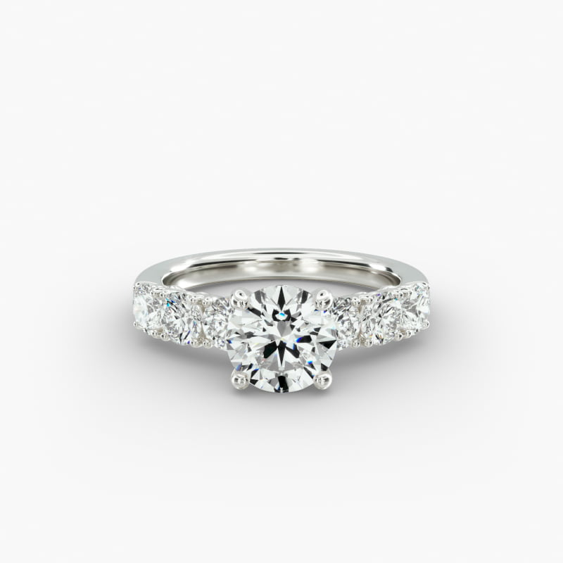 Prong Set Diamond Engagement Ring (.90 ctw)