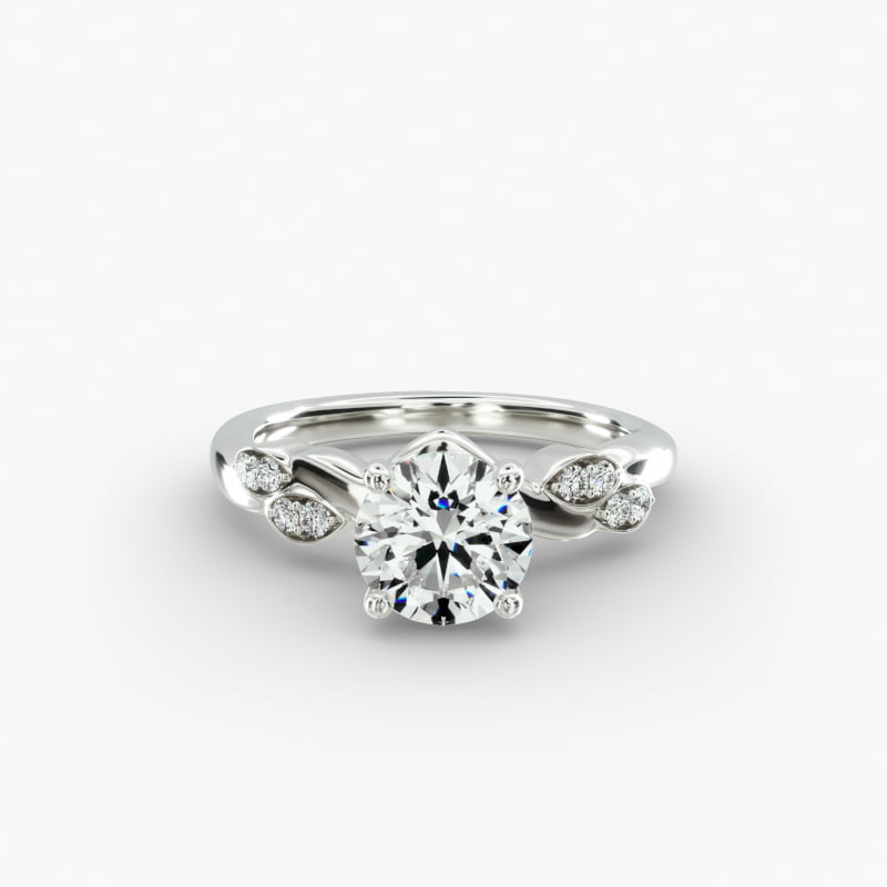 Twisted Vine Engagement Ring