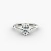 14K Rose Gold Compass Point Solitaire Engagement Ring