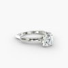 14K White Gold Perfect Fit Solitaire Engagement Ring