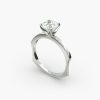 14K White Gold Perfect Fit Solitaire Engagement Ring
