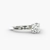 14K White Gold Perfect Fit Solitaire Engagement Ring