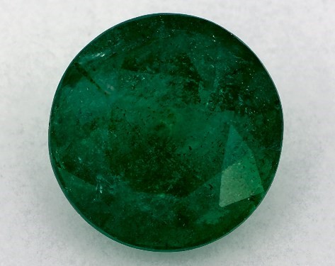 3.23 Carat Round Natural Green Emerald