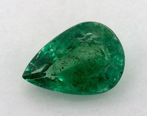 3.02 Carat Pear Natural Green Emerald