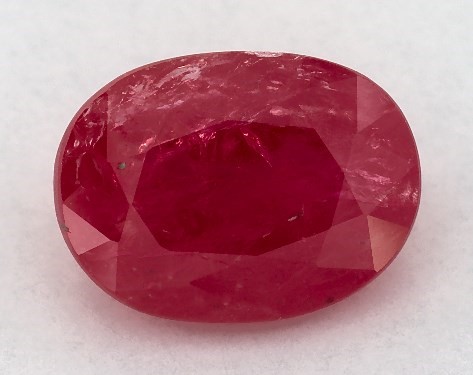 2.57 Carat Oval Natural Ruby