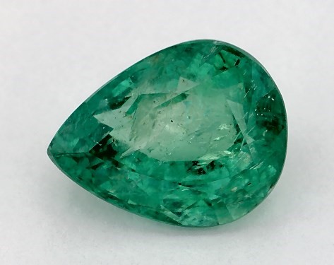 2.48 Carat Pear Natural Green Emerald