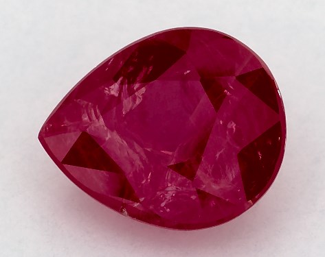 2.72 Carat Pear Natural Ruby