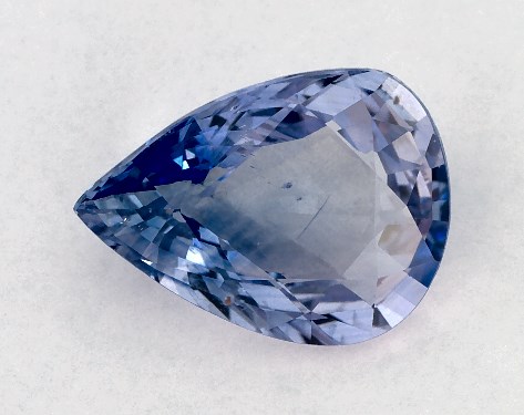 2.23 Carat Pear Natural Blue Sapphire