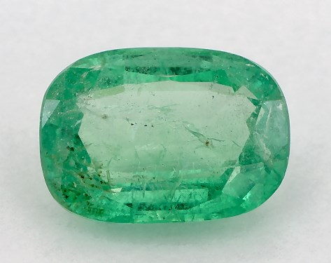 2.10 Carat Cushion Natural Green Emerald