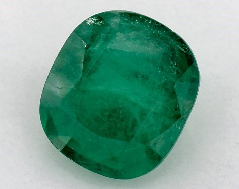 2.20 Carat Cushion Natural Green Emerald