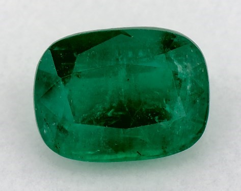 2.53 Carat Cushion Natural Green Emerald