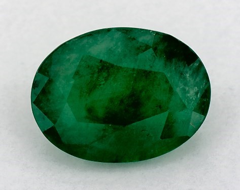 3.37 Carat Oval Natural Green Emerald