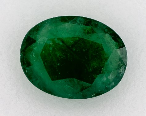 4.67 Carat Oval Natural Green Emerald