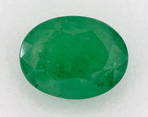 3.53 Carat Oval Natural Green Emerald