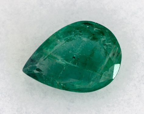 2.71 Carat Pear Natural Green Emerald