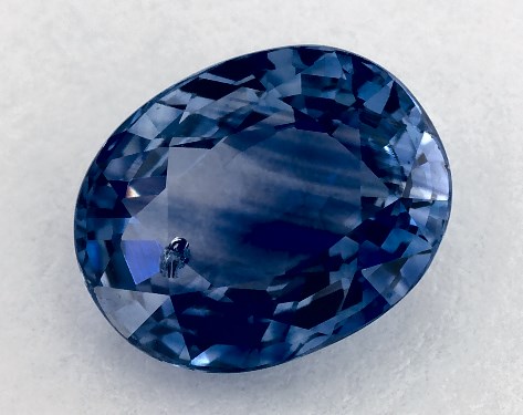 2.03 Carat Oval Natural Blue Sapphire