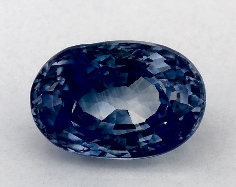 2.18 Carat Oval Natural Blue Sapphire