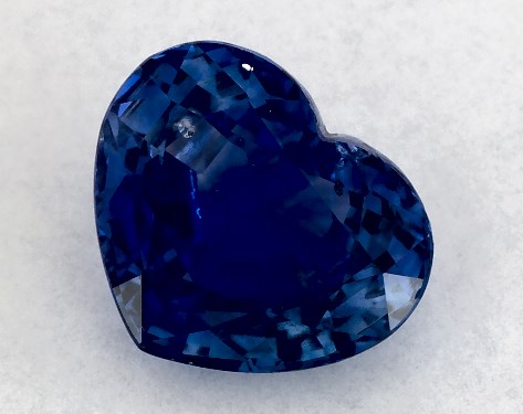 2.16 Carat Heart Natural Blue Sapphire