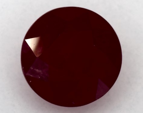 3.18 Carat Round Natural Ruby
