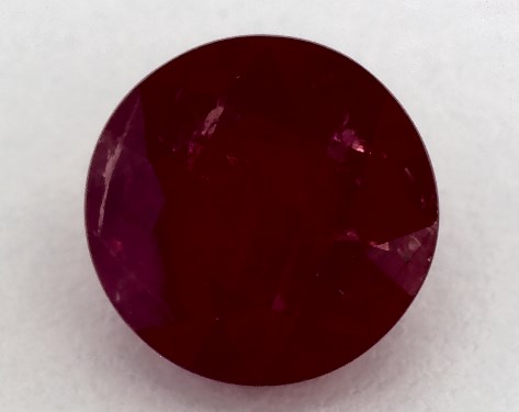 3.26 Carat Round Natural Ruby