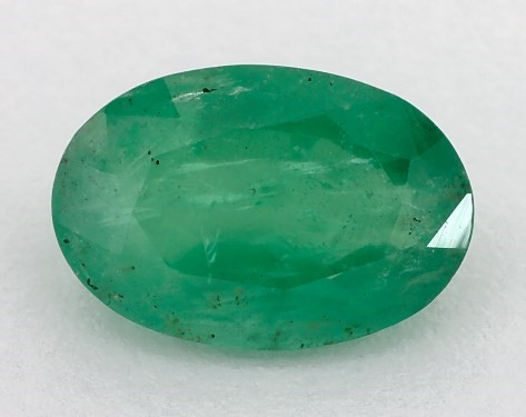 3.05 Carat Oval Natural Green Emerald