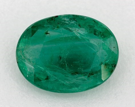 3.41 Carat Oval Natural Green Emerald