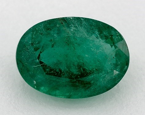 4.11 Carat Oval Natural Green Emerald