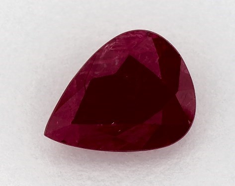 2.50 Carat Pear Natural Ruby