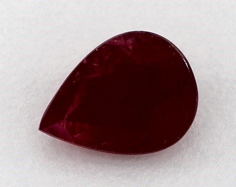 2.07 Carat Pear Natural Ruby