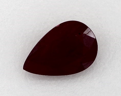 2.81 Carat Pear Natural Ruby