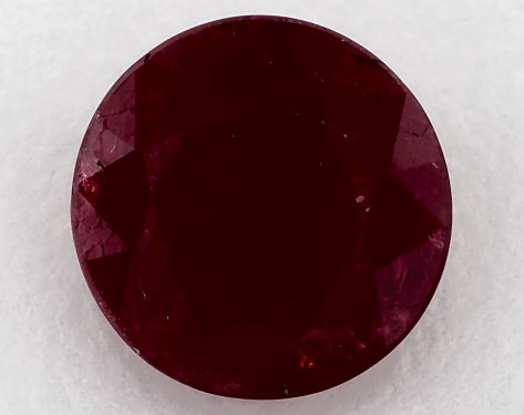 2.56 Carat Round Natural Ruby