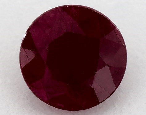 2.61 Carat Round Natural Ruby