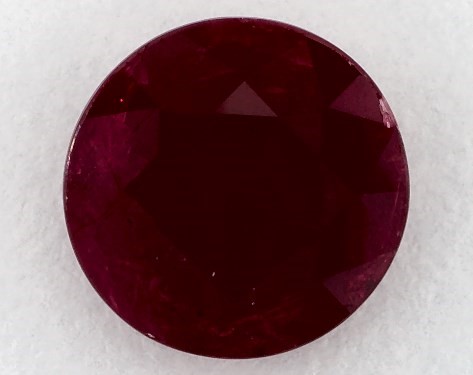 3.38 Carat Round Natural Ruby