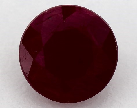 3.40 Carat Round Natural Ruby
