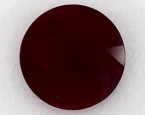 4.37 Carat Round Natural Ruby