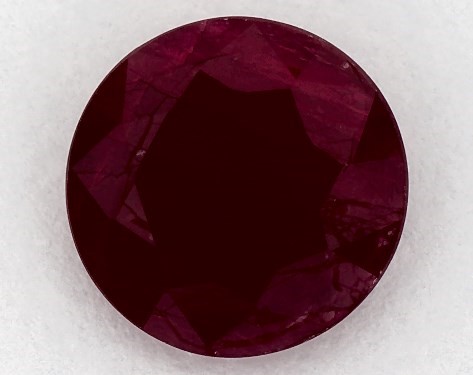 2.24 Carat Round Natural Ruby