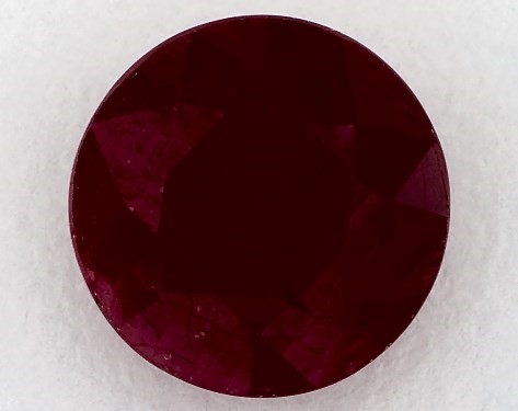 3.43 Carat Round Natural Ruby