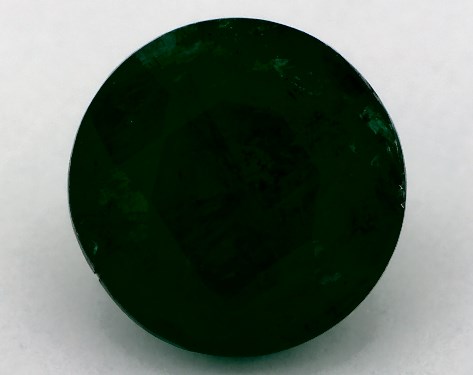 3.35 Carat Round Natural Green Emerald